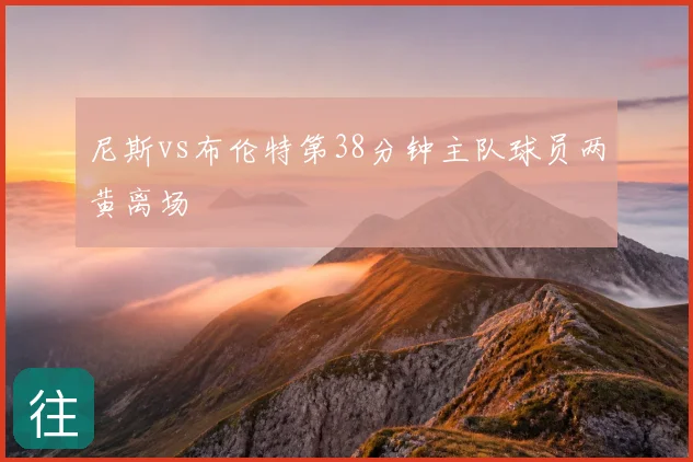 尼斯vs布伦特第38分钟主队球员两黄离场
